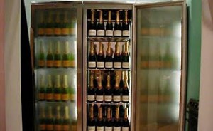 Absolutely Fabulous Champagne Fridge
