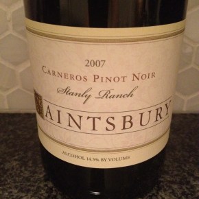 drink me: saintsbury pinot&nbsp;noir