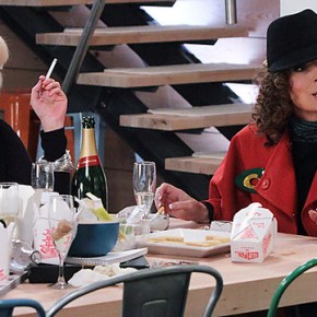 olympic wine drinking on ab&nbsp;fab