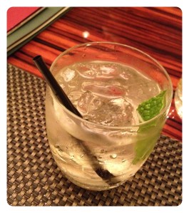 white port cocktail basil