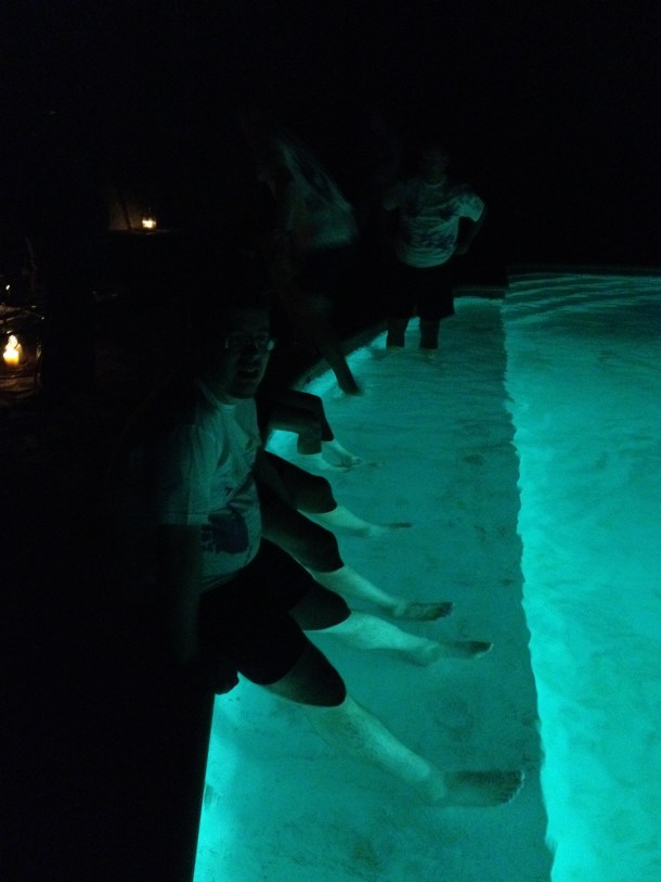 port grape foot treading pool