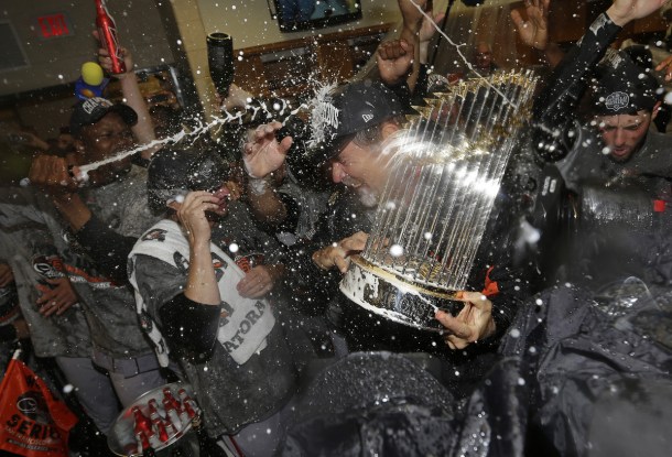 giants celebrate world series with mumm napa