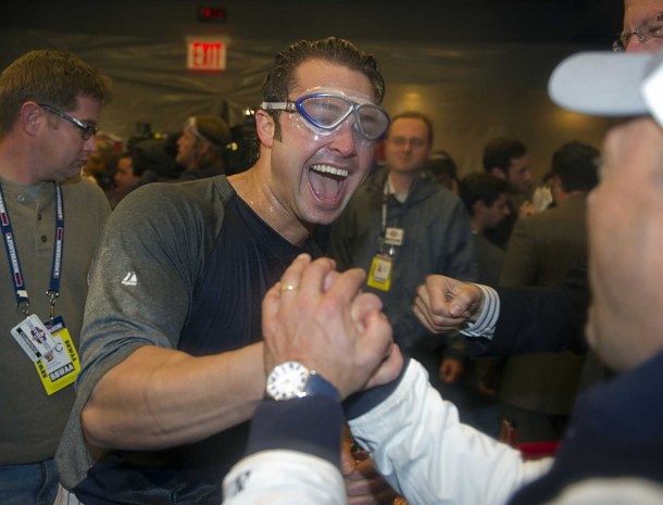 yankees champagne celebration mumm