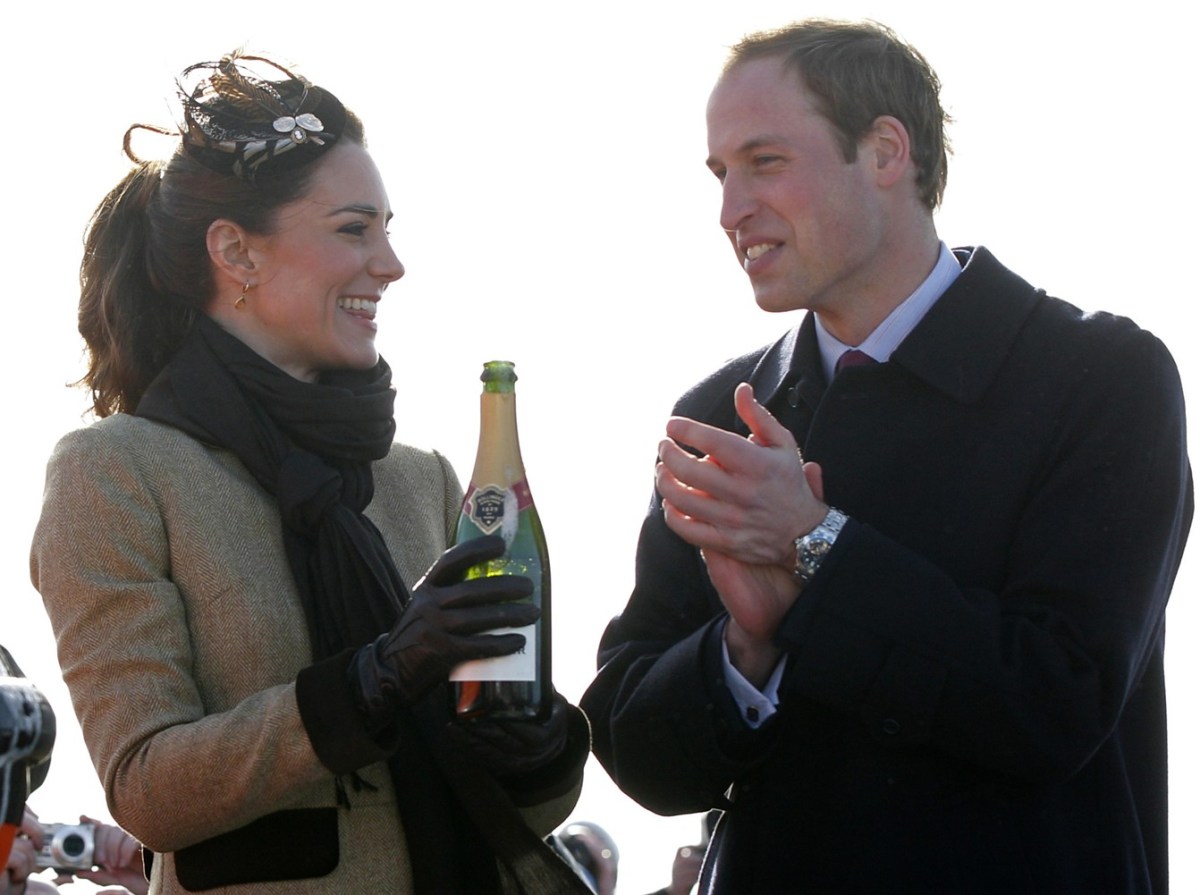 william kate champagne baby