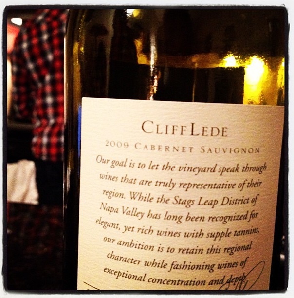 cliff lede cabernet