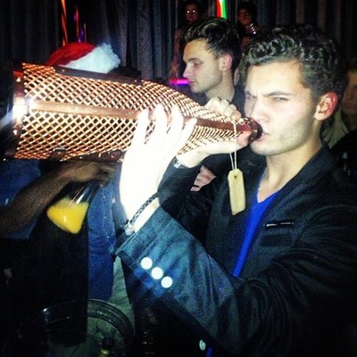 "Just your average night with a $50,000 bottle of ace of spades" by justin_arnold