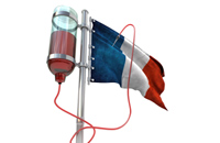 french blood donations wine