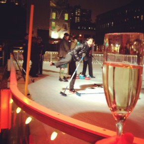 happy clicquot and curling happy&nbsp;hour!