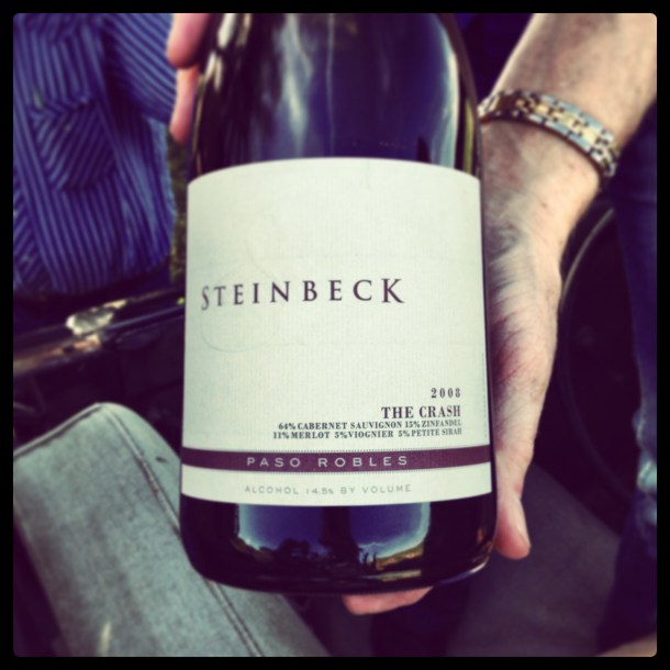 steinbeck the crash wine