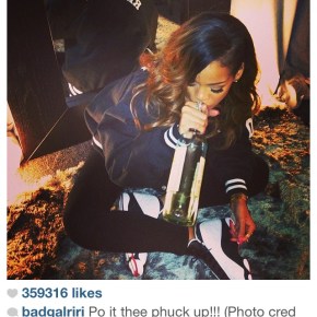 rihanna “po’s it the phuck up!!!”&nbsp;backstage