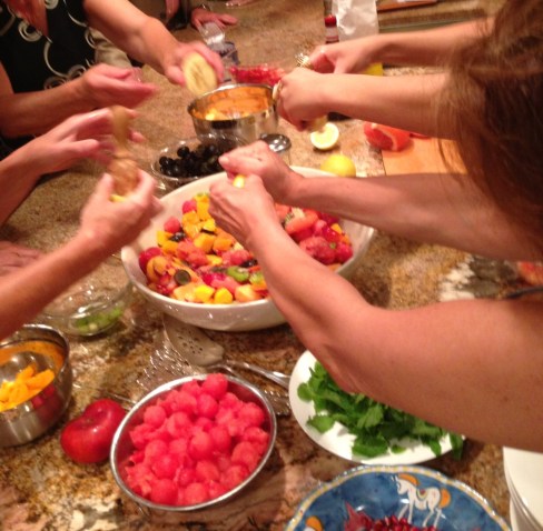 squeezing lemons - it takes a village