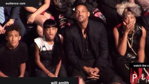 will smith miley reaction