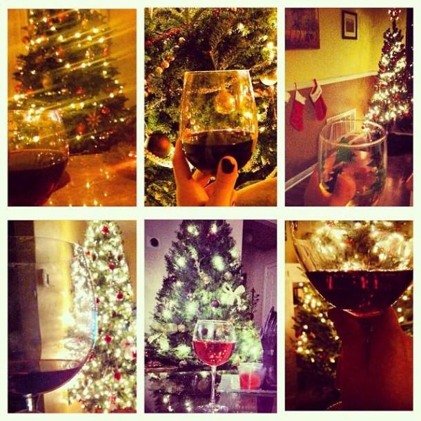 christmas tree wine