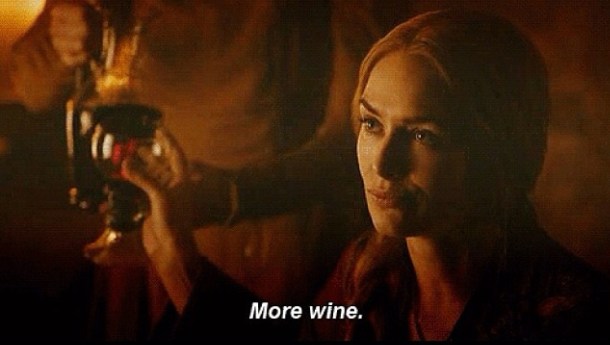 cersei game of thrones more wine