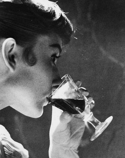 audrey-drinking-wine