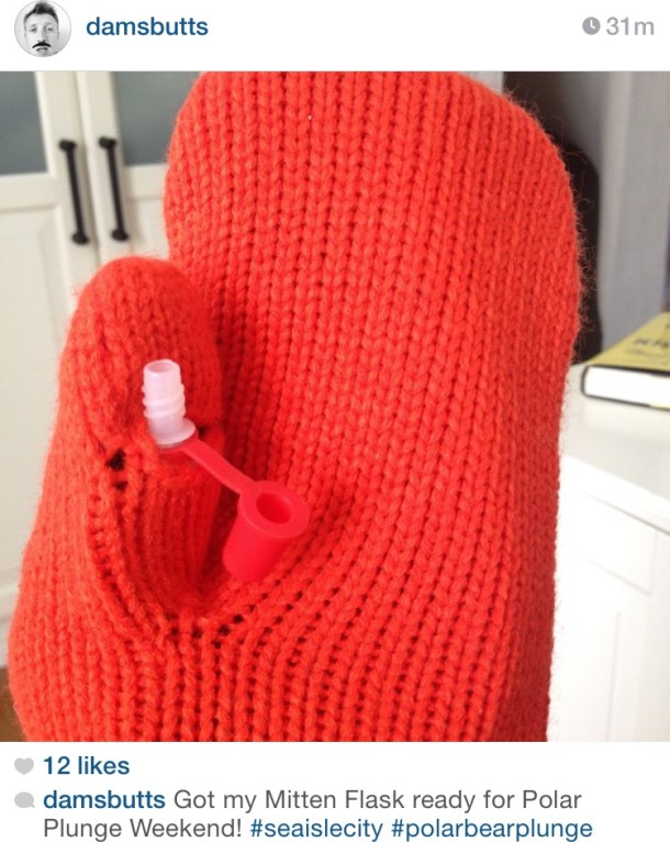 flask mittens