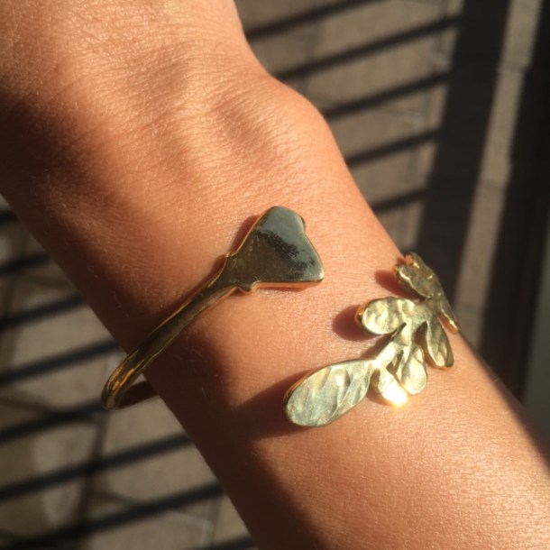olive poppy bangle