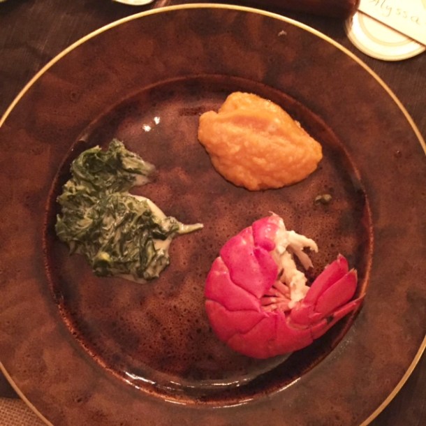 lobster (and some veggies)